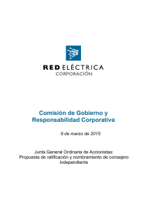 Informe de la Comisión de Gobierno y Responsabilidad Corporativa
