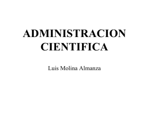 administracion cientifica