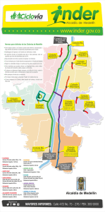 Recorridos Ciclovías INDER Medellín