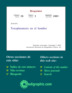 Toxoplasmosis en el hombre