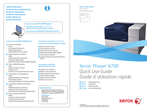 Xerox® Phaser® 6700 - Fuji Xerox Printers