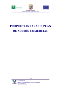 propuestas para un plan de acción comercial
