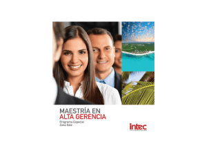 (Microsoft PowerPoint - Maestr\355a en Alta Gerencia Programa