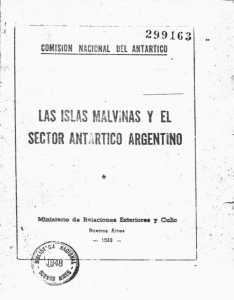 Las Islas Malvinas y el sector Antartico