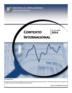 Contexto Internacional - Banco Central de la República Dominicana