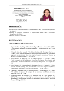 MINGUELA RATA, Beatriz - Universidad Complutense de Madrid