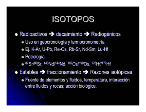 19 Isotopos Estables