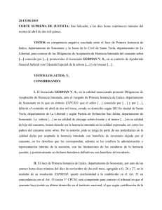 25-COM-2015 CORTE SUPREMA DE JUSTICIA: San Salvador, a
