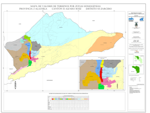 mapa de valores de terrenos por zonas homogéneas provincia 2