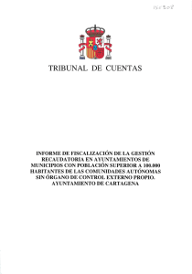 INFORME DE FISCALIZACIÓN DE LA GESTION RECAUDATORIA