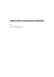DIRECCIÓN DE RECURSOS HUMANOS