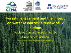 Forest management and the impact on water resources: a review of