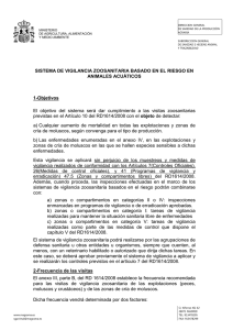 sistema de vigilancia zoosanitaria basado en el riesgo en animales