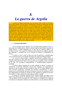 8. La guerra de Argelia