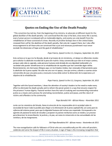 Quotes on Ending the Use of the Death Penalty