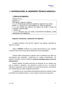 PDF 1. Introducción. El Ingeniero Técnico Agricola