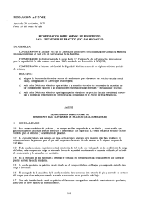 Resoluciones de la OMI - Prefectura Naval Argentina