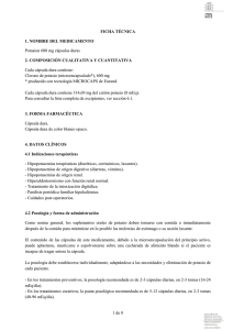 1 de 8 FICHA TÉCNICA 1. NOMBRE DEL MEDICAMENTO Potasion