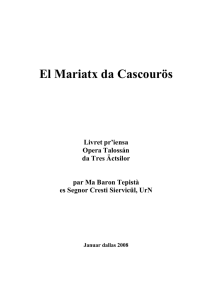 El Mariatx da Cascourös - The Kingdom of Talossa