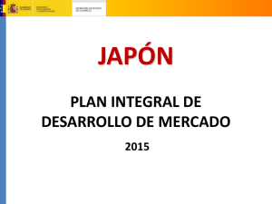 Plan Integral de Desarrollo del Mercado japonés