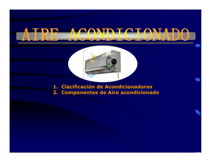 1. Clacificación de Acondicionadores 2