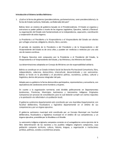 Introducción al Sistema Jurídico Boliviano.