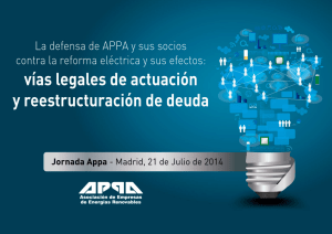 vías legales de actuación y reestructuración de deuda WD