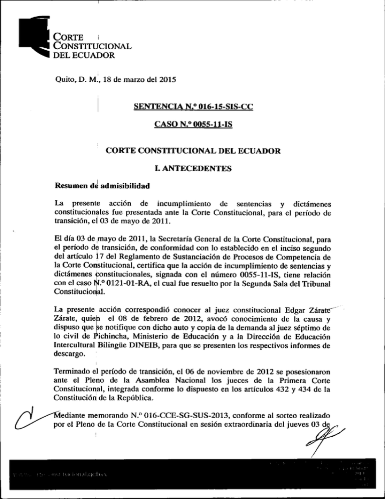 Descargar Sentencia - Corte Constitucional del Ecuador