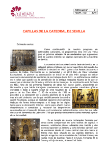 CAPILLAS DE LA CATEDRAL DE SEVILLA