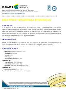 BREA EPOXY BITUMINOSA BITUMINOSO