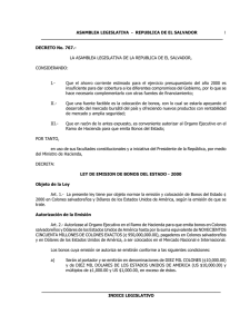 ASAMBLEA LEGISLATIVA - REPUBLICA DE EL SALVADOR 1