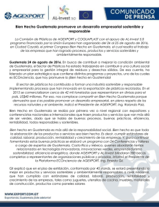 Bien Hecho Guatemala promueve un desarrollo