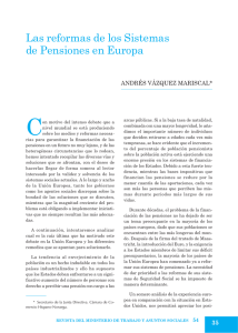 Las reformas de los Sistemas de Pensiones en Europa