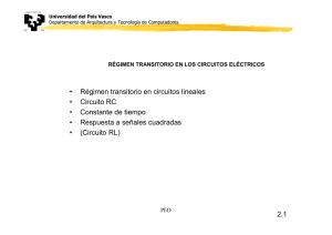 regimen transitorio en circuitos lineales