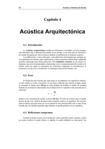 Cap. 4 - Acústica arquitectónica