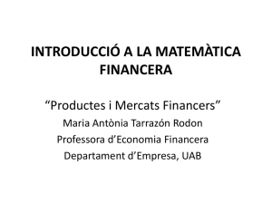introducció a la matemàtica financera
