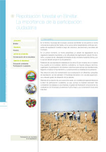 Repoblación forestal en Binéfar: La importancia de la participación