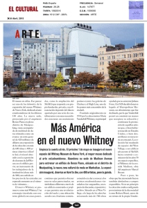 América en el nuevo Whitney