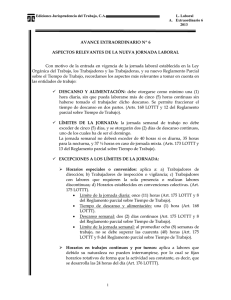 AVANCE EXTRAORDINARIO Nº 6 ASPECTOS - Juris-Line