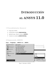 Introducción al ANSYS - Universidad de Castilla