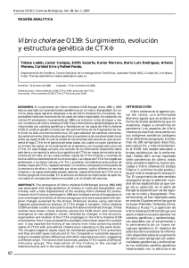 Vibrio cholerae O139 - Revista CENIC