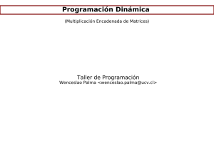 Programacion Dinamica (DP)