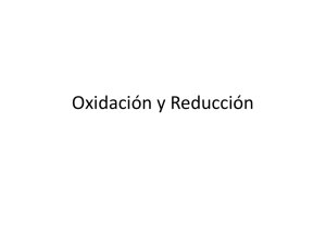 Oxidación y Reducción