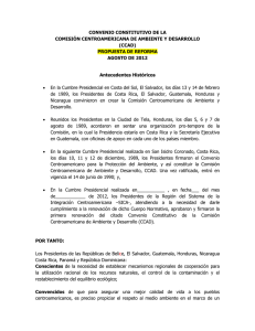 CONVENIO CONSTITUTIVO DE LA COMISIÓN - REDD/CCAD-GIZ
