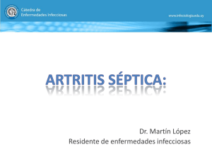 Artritis séptica (descarga el archivo pdf)