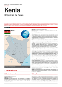 Ficha País Kenia - Ministerio de Asuntos Exteriores y de Cooperación