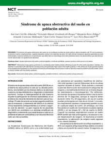 Síndrome de apnea obstructiva del sueño en