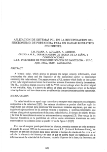 Aplicacion de sistemas pll en la recuperacion del sincronismo de