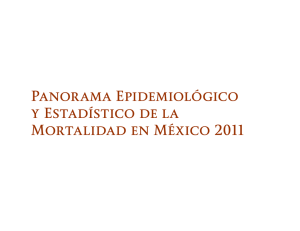 Mortalidad General, 1990-2011 - Dirección General de Epidemiología