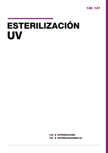 Esterilización UV